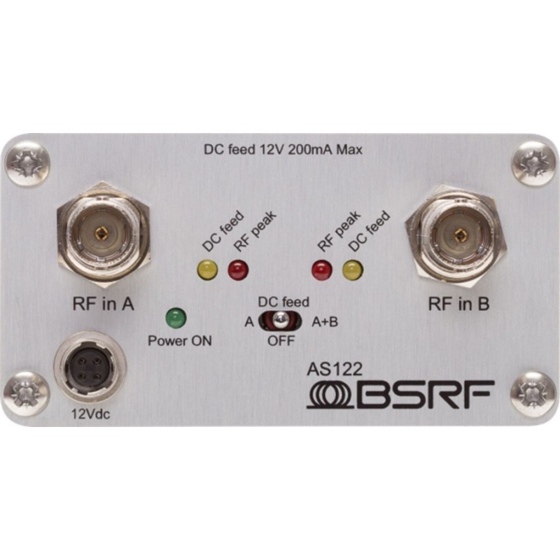 BSRF AS-122 – Répartiteur actif UHF 2 canaux compact pour 6 récepteurs