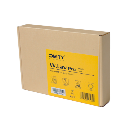 Deity W.Lav Pro – Micro cravate pro 4 mm Lemo 3p IP57
