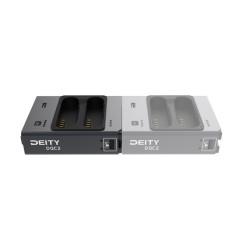 Deity DQC-2 – Chargeur double rapide pour batteries S-95 et eSmart 2054 avec USB-C 100W
