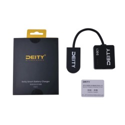 Deity DQC1 – Chargeur USB-C compact pour batteries intelligentes SMBUS (2054, 5 broches)