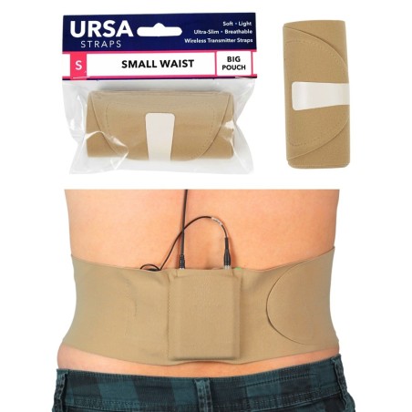 URSA Strap Ceinture 120cm – Sangle élastique pour émetteur avec poche câble intégrée