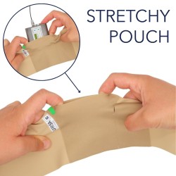 URSA Strap Ceinture 120cm – Sangle élastique pour émetteur avec poche câble intégrée