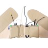 URSA Strap Double Poche – Ceinture élastique 1mm avec 2 supports émetteur et poche câble