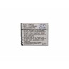 BATTERIE WISYCOM LBP61 AU LITHIUM POUR MTP61