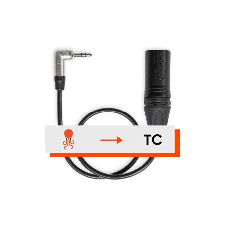 Tentacle Cable C04 – Câble Timecode Mini-Jack vers XLR 3 broches