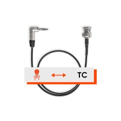 Tentacle Cable C06 – Câble Timecode Mini-Jack vers BNC (IN/OUT)