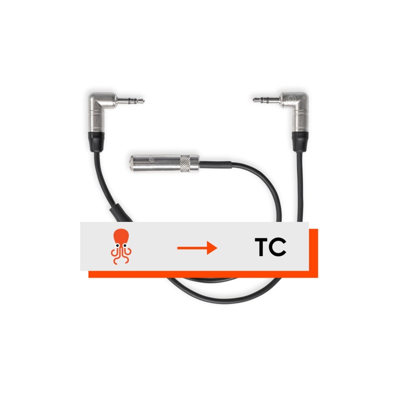 Tentacle C15 – Câble Y-adaptateur Mini-Jack Timecode + Microphone