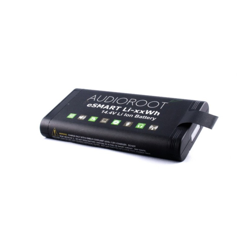 AUDIOROOT eSMART Li-98Wh – Batterie intelligente Li-Ion 14.4V pour tournages professionnels AUDIOROOT eSMART Li-98Wh – Batterie intelligente Li-Ion 14.4V pour tournages professionnels