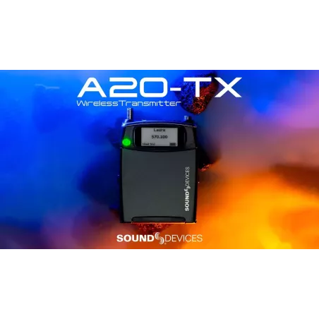 Sound Devices A20-TX – Émetteur HF numérique SpectraBand | Le Vrai Son – LVS