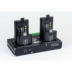AUDIOROOT eSMART QUAD – Chargeur intelligent 4 baies avec écran OLED | Le Vrai Son