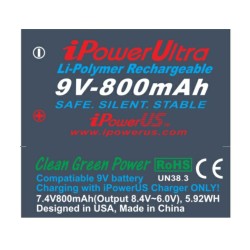 IPOWER US 9V800mAh